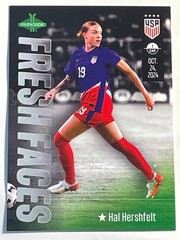 Hal Hershfelt 2025 Parkside Fresh Faces USWNT NWSL #7 In-Hand!