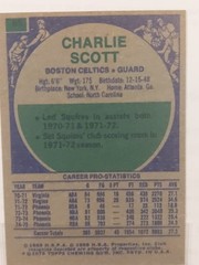 1975-76 Topps Basketball Charlie Scott #65
