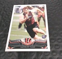 2013 Topps Football #208 Margus Hunt Rookie Cincinnati Bengals. Zz178