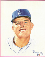 Don Drysdale 1989 Ron Lewis Living Legends 8 x 10 Artist Signed 20 d /5000 OV565