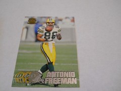 ANTONIO FREEMAN SILVER PARALLEL GREEN BAY PACKERS 1997 PACIFIC