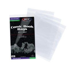 Resealable Silver Age Comic Bags – 100 ct, Protection for Silver Age Comic Bo…
