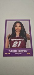 ISABELLE HARRISON 2026 TORONTO TEMPO CARD # 1 WNBA