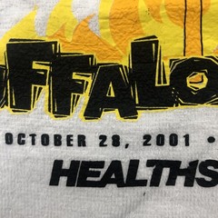 VTG NFL San Diego Chargers vs Buffalo Bills “Buffalo Roast” 16.5″x15″ Towel 2001