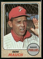 1968 Topps #122 Gene Mauch