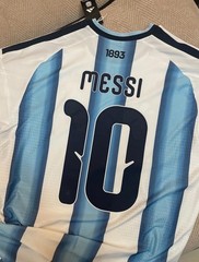 Argentina Messi World Cup 2026 Home Soccer Football Jersey Men XXL