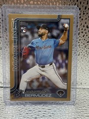 2025 Topps Update #US144 Jonathan Bermúdez Gold #/2025