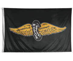 Indianapolis Motor Speedway Retro Logo 2′ x 3′ Flag Banner Single-Sided