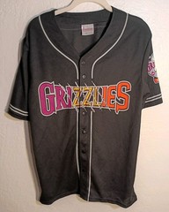 Fresno Grizzlies “20 Seasons” promotional baseball jersey