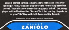 2019-20 Obsidian Nicolo Zaniolo PITCH BLACK /11 PINK SSP RC #PB-10 (1/11) 🇮🇹