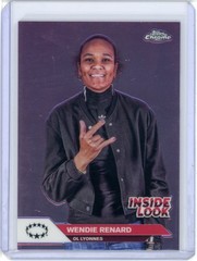 2024-25 TOPPS CHROME UEFA WOMEN’S CHAMPIONS LEAGUE INSIDE LOOK WENDIE RENARD #4