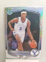 AJ Dybantsa 2025-26 Bowman Basketball 1st Mojo Refractor #BCP-1 BYU-Wizards.