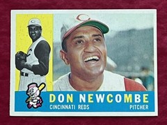 1960 Topps #345 – Don Newcombe – Very Nice Condition. See Photos and Info