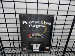 (100) BCW 9-Pocket PRO Trading Card Album Pages Sports Gaming