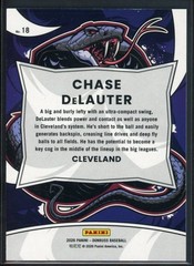 2025 Panini Donruss Chase DeLauter Unleashed Holo RC /199