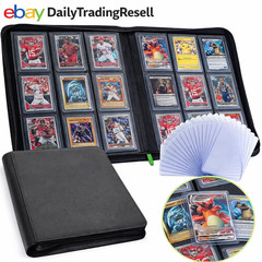 TopLoader Zipper Card Binder Top Loader – 252 Cards – 14 Pages- 9 Pocket