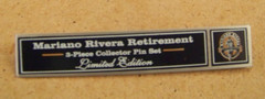 Mariano Rivera Retirement commemorative title plate pin New York Yankees NY MLB