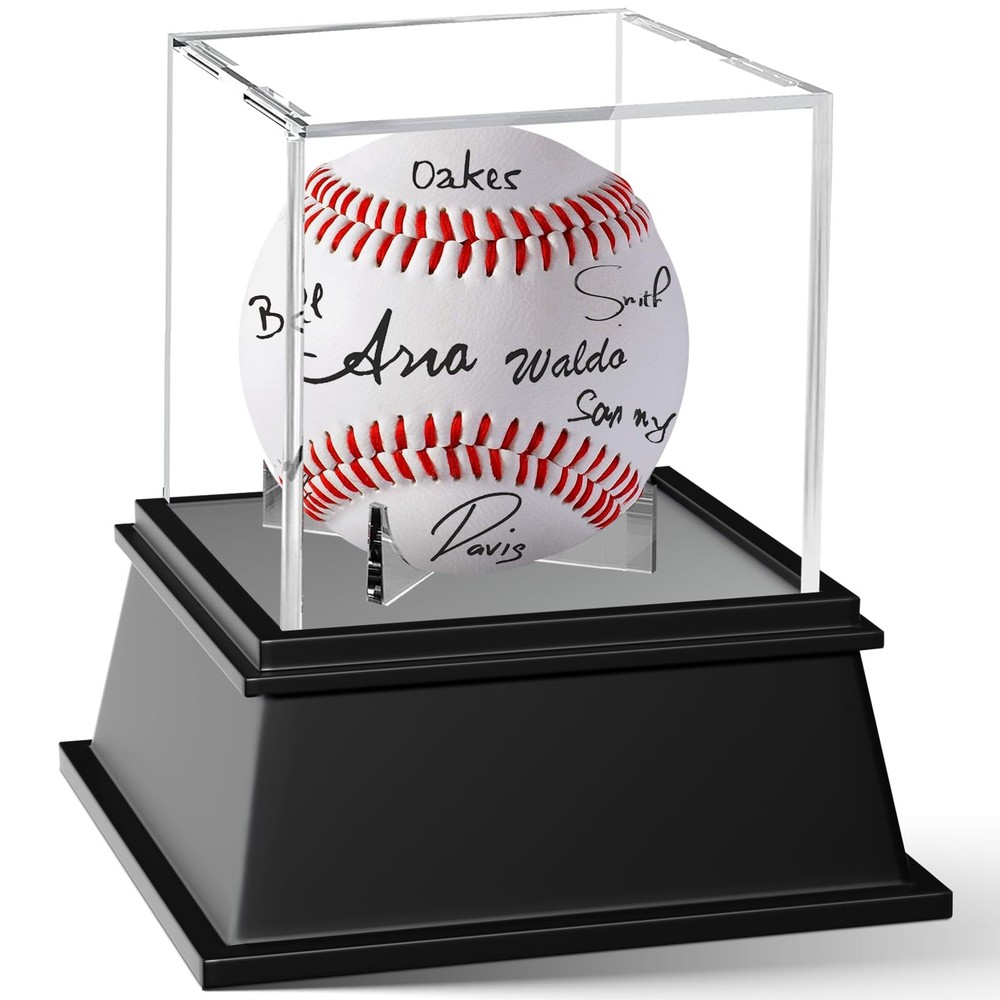 baseball display case baseball holder display case acrylic uv protected case