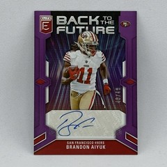 2023 Panini Donruss Elite Back to the Future Brandon Aiyuk Autograph 49ers