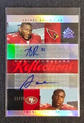 2005 Upper Deck Reflections Frank Gore/Antrelle Rolle Dual Autograph /70 DS-RG