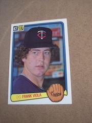 1983 Donruss baseball Frank Viola Rookie card #482 NM or better