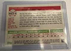 2025 Topps Chrome Platinum CITY VARIATION Chipper Jones #55CV-9 – CASE HIT