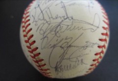 1989 Oakland Athletics Team Baseball 31 Autographs ENTIRE STAFF Beckett COA !