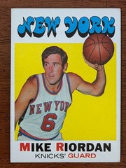 1971-72 Topps Mike Riordan #126 (VG) (See description)