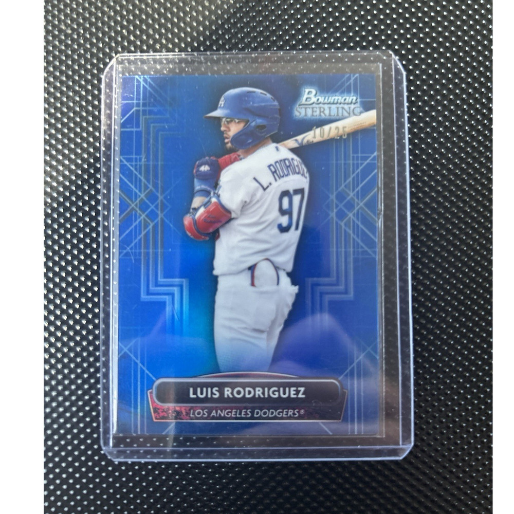 Topps 2022 Bowman Sterling Prospects Luis Rodriguez Dodgers #BSP-87 Blue /25
