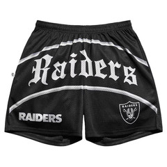 SALE- Las Vegas Raiders Chalk Line Victorian Retro Shorts – Black