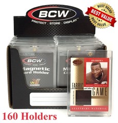 160 BCW Magnetic Card Holders 100 Pt Recessed UV Protection Slab 2 1/2 x 3 1/2 “