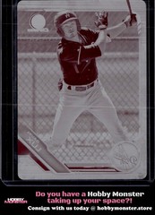 2019 Bowman Gavin Lux Chrome Printing Plate Magenta 1/1 Dodgers 002