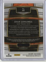 2022 Panini Select Evan Longoria Red Disco Prizm Concourse – Giants/Rays/Dbacks