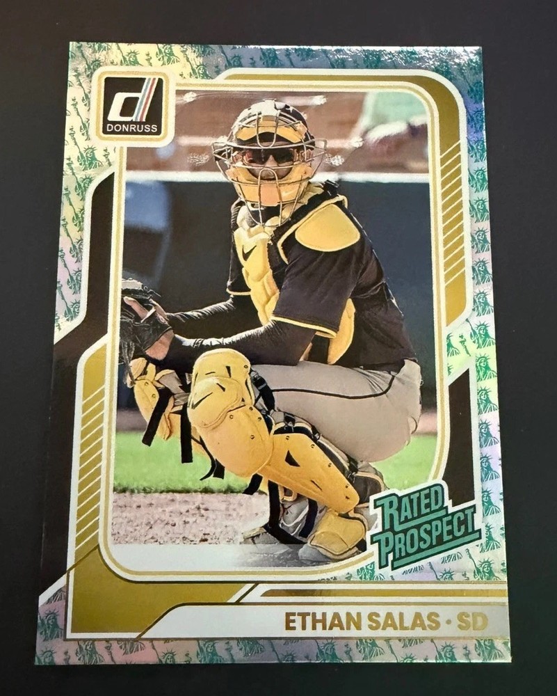 2026 Donruss Ethan Salas Rookie Statue Of Liberty # 191 FOIL San Diego Padres