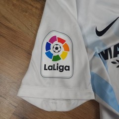 Nike Malaga CF Home Soccer Jersey Mens Small White Blue Dri-FIT 2016-17 La Liga