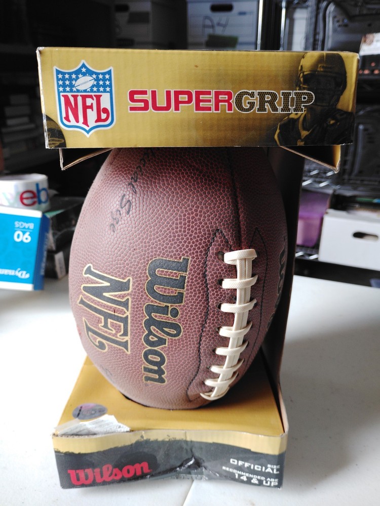 Signed Autographed NFL Wilson Football