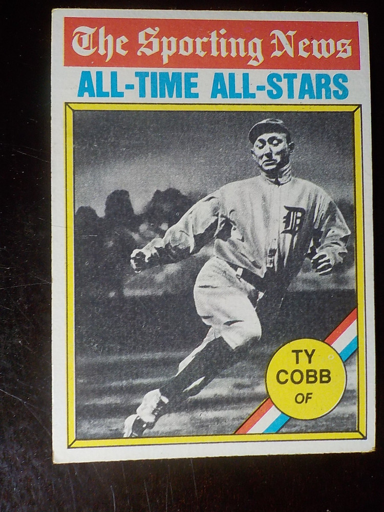 1976 Topps – The Sporting News AllTime All-Stars Ty Cobb #346