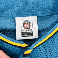 Hokkaido Nippon-Ham Fighters Jersey Mens Medium Blue Black Japan NPB Baseball