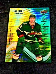 2022-23 Upper Allure Color Flow Yellow-Green Spectrum /65 Rookie Matt Boldy SF71