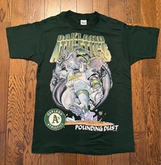 Retro Oakland Athletics MLB Baseball Graphic Unisex Green T shirt HN6440