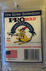LOT-5 NEW! PRO-MOLD PC5 ONE SCREW SCREWDOWN STANDARD CARD HOLDERS NEW