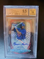 2013 Bow- Top 100 Prospects Byron Buxton #BTP-24 Die-Cut Refractor /24 (RC) Auto
