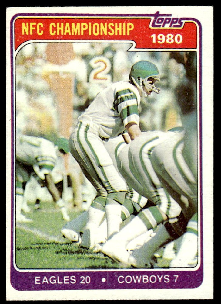 1981 Topps #492 1980 NFC Championship See Scan