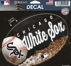 MLB Chicago White Sox 5.5″ X 5.75″ Oval Decal