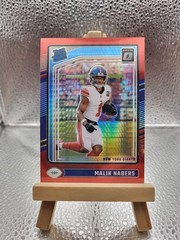 2024 Panini Donruss Optic Rated Rookie Malik Nabers #271 Red Hyper Prizm (RC)