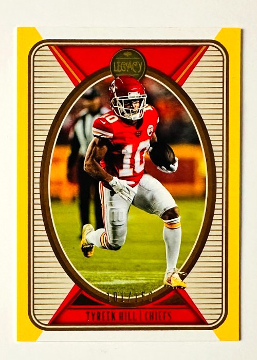 2022 Panini Legacy Tyreek Hill YELLOW Parallel Card SP #/150 Chiefs Star!