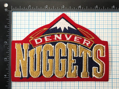 1993-2002 DENVER NUGGETS NBA BASKETBALL VINTAGE 5.75″ TEAM LOGO PATCH