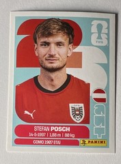 Panini FIFA World Cup 2026 Stefan Posch Austria AUT 7 Soccer Sticker Portrait