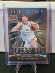 2025-26 Panini Origins EuroLeague Filip Petrusev Cosmic Storm Black 1/1
