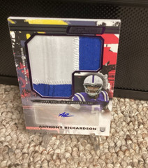Topps 2023 Composite Anthony Richardson Colts CJPAV-AR Jumbo Patch Auto /75